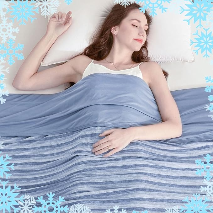 CoolRest Lightweight Cooling Throw Blanket