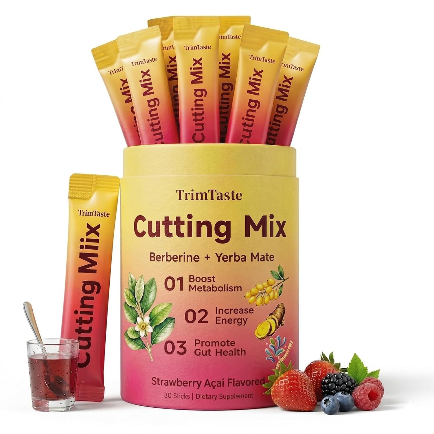 TrimTaste Strawberry Cutting Mix Powder