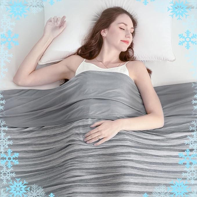 CoolRest Lightweight Cooling Throw Blanket