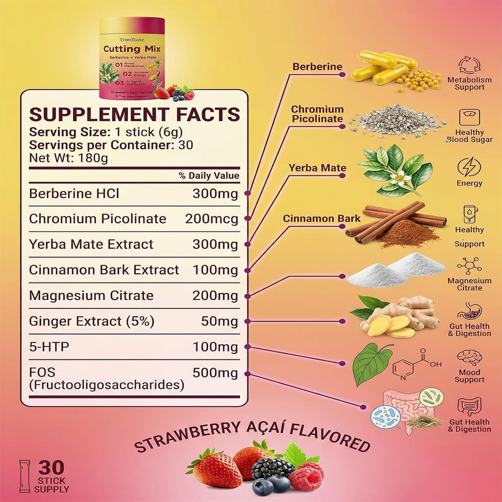 TrimTaste Strawberry Cutting Mix Powder