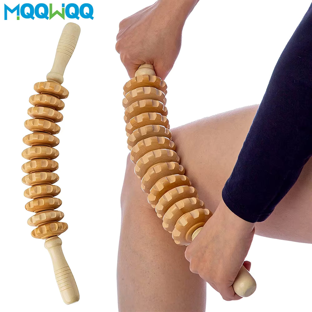 Wooden Muscle Recovery Roller Pro