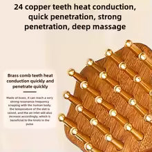 Brass Gua Sha Massage Tool