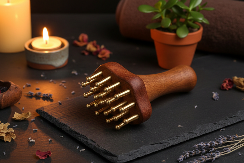 Brass Gua Sha Massage Tool