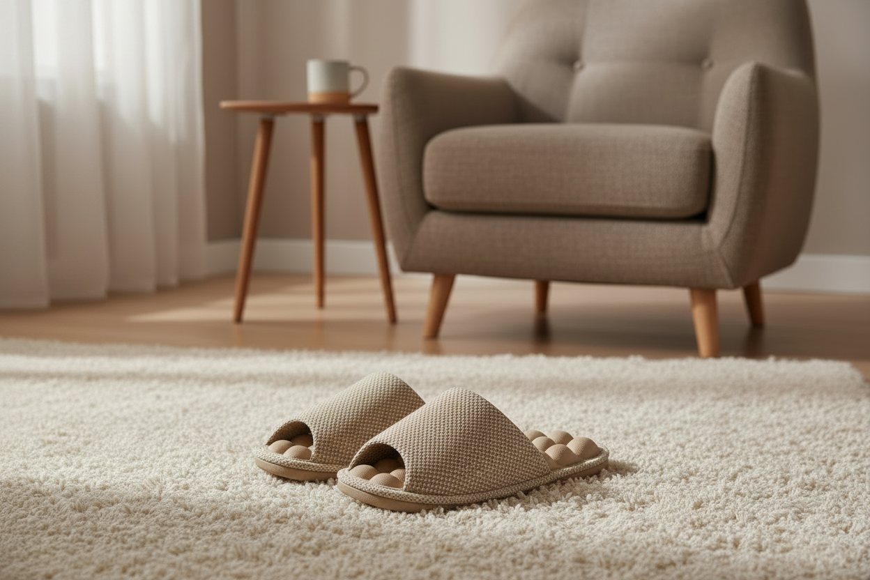ComfortStride Open Toe Slippers Cover Photo