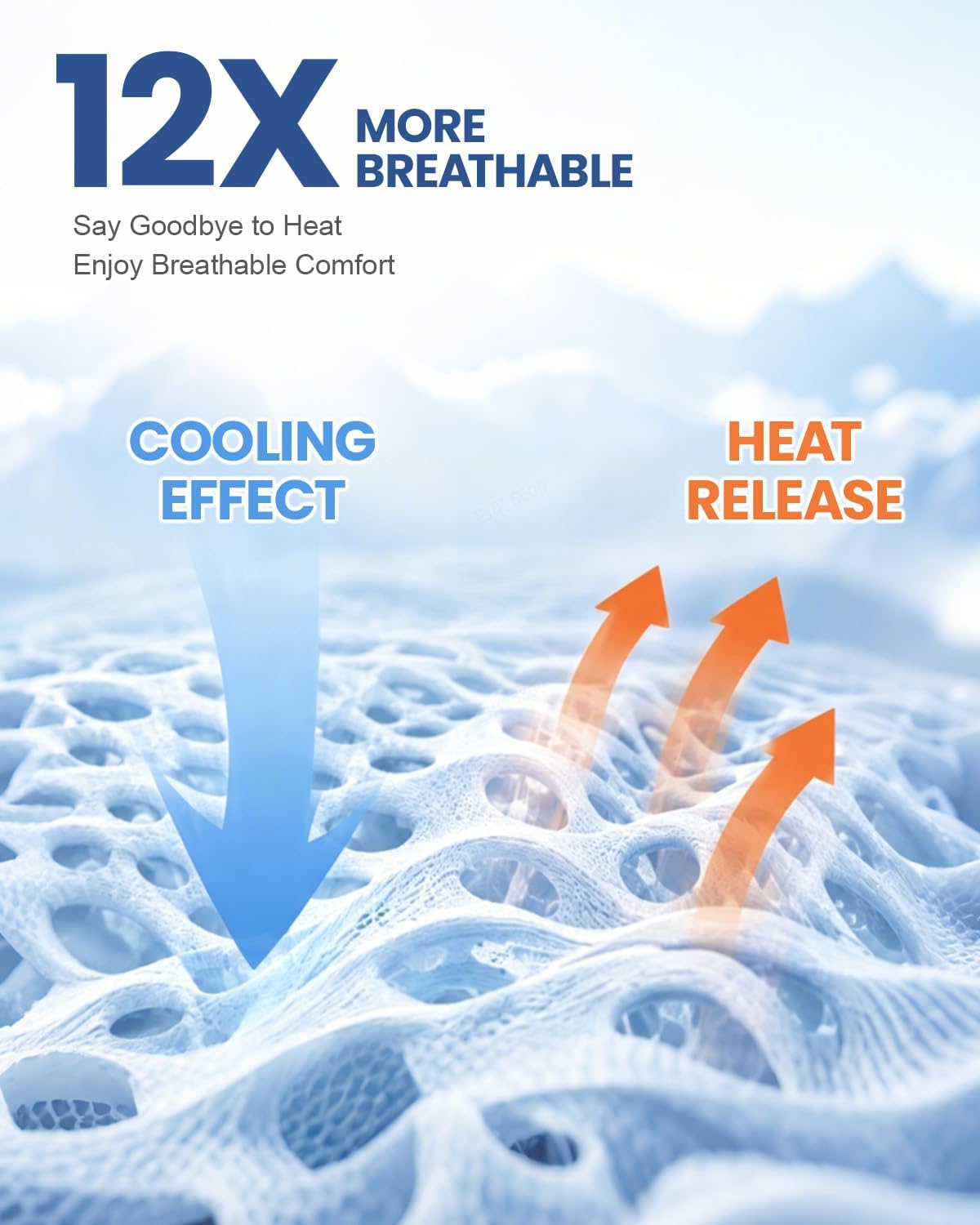 CoolRest Lightweight Cooling Throw Blanket