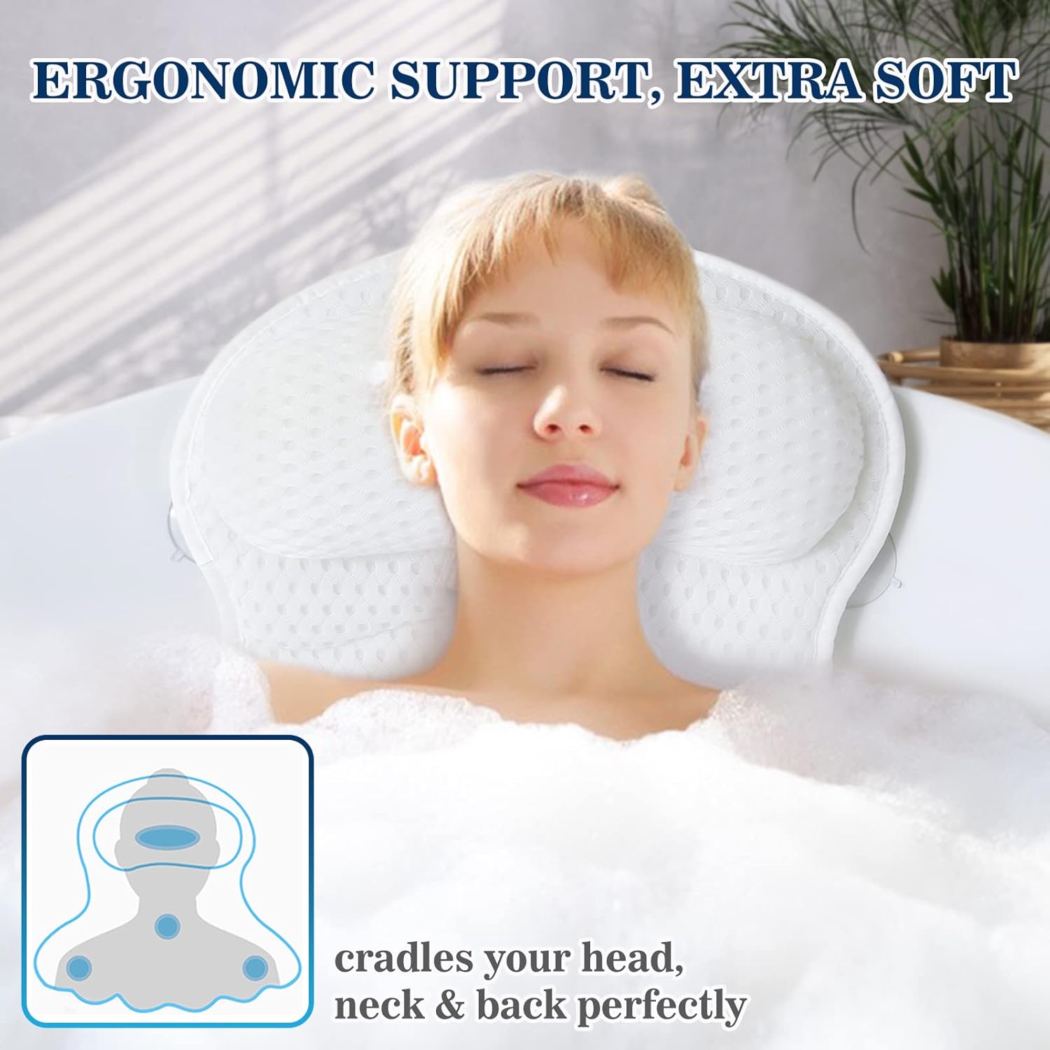 CloudComfort Bath Pillow