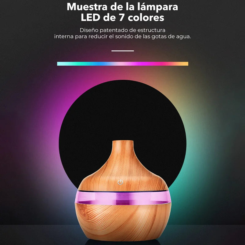 Wood Grain Cool Mist Diffuser