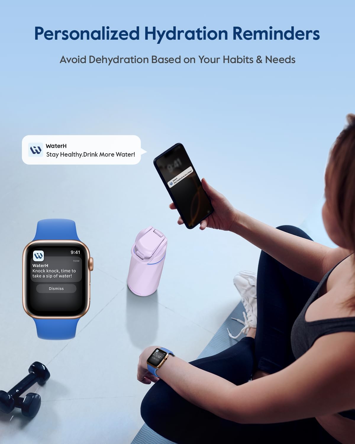 BOOST Smart Hydration Tracker Bottle