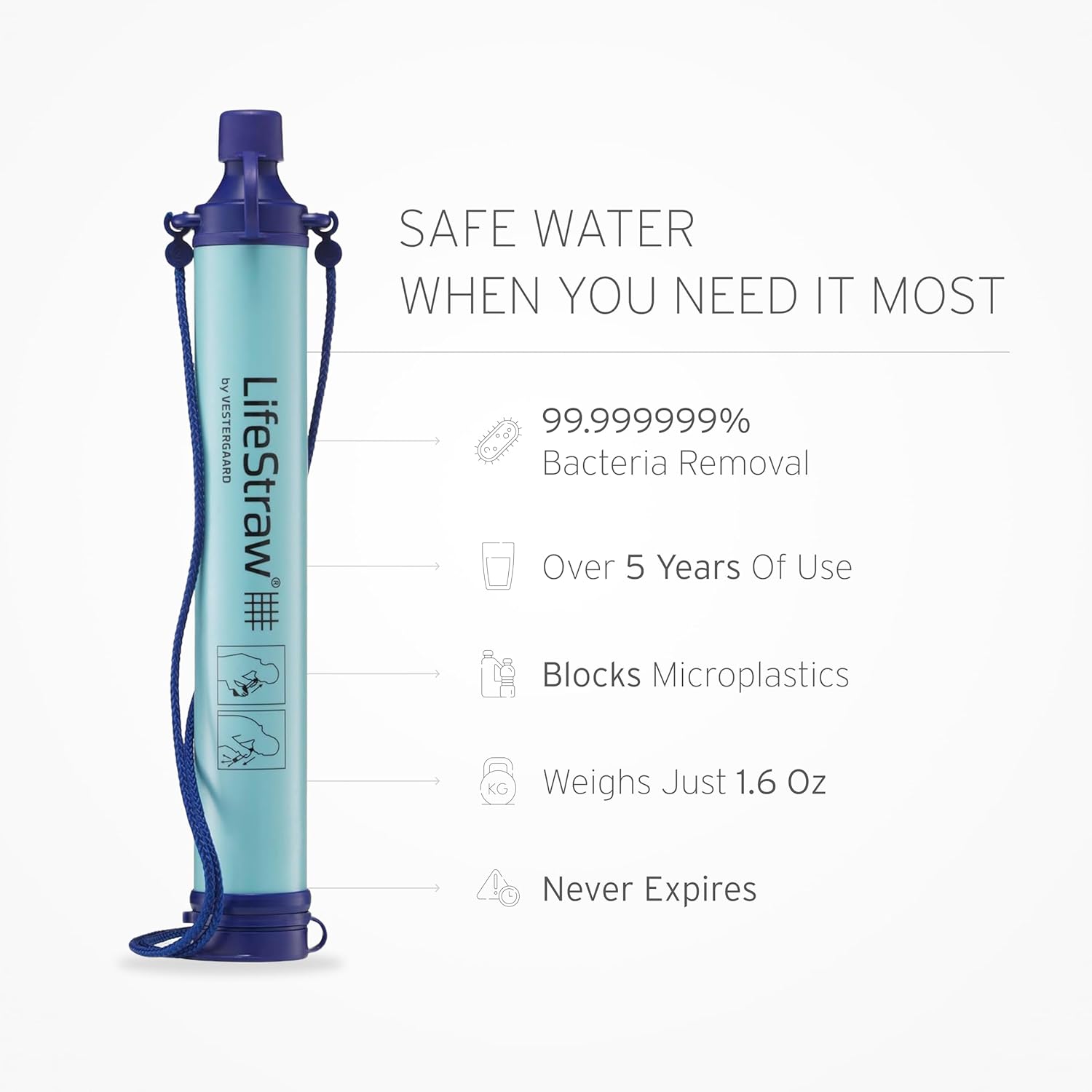 TrailPure Personal Water Filter