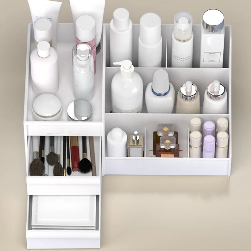 Clear Stackable Makeup Organizer Box