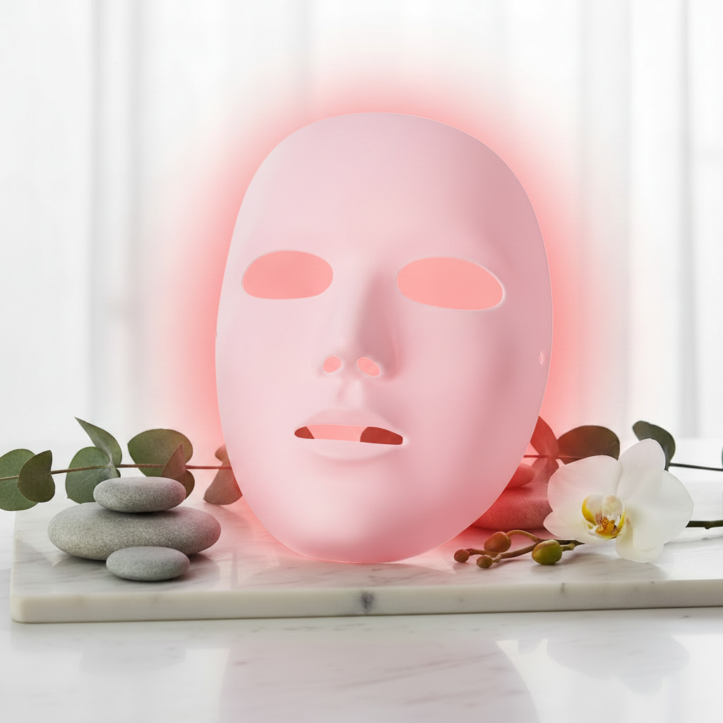 Revive LED Face Mask - Pink with Red Backlight