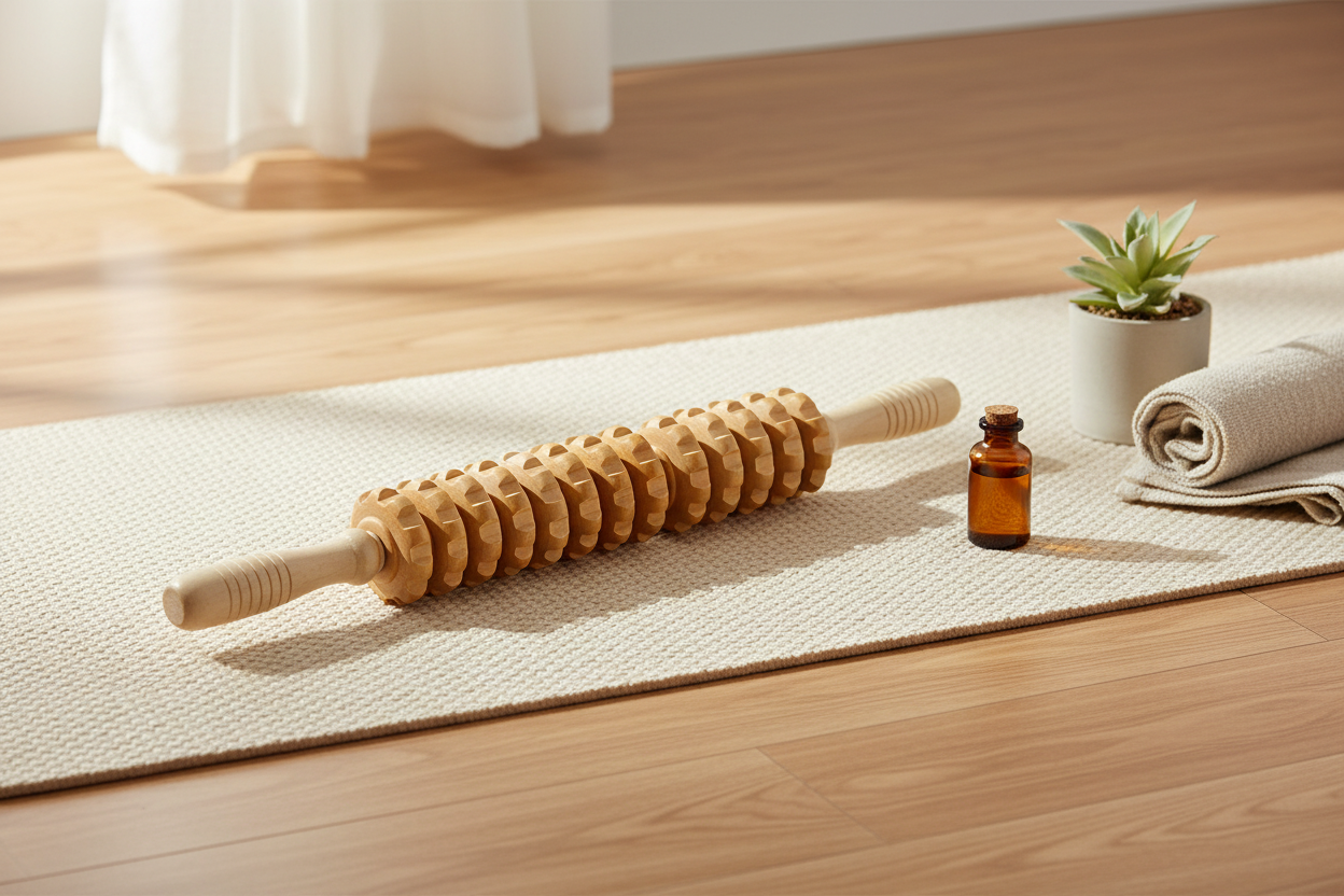 Wooden Muscle Recovery Roller Pro